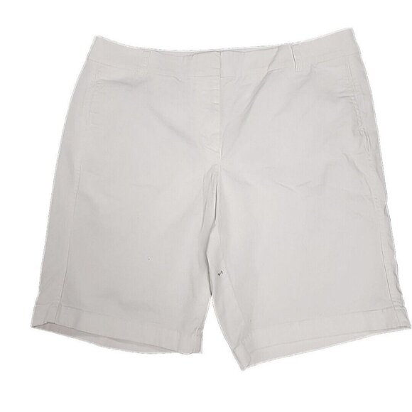 J. Crew Pants - J. Crew Shorts Bermuda White Classic Hight Rise 9.5" Inseam Women's 14